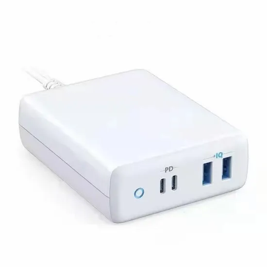 Estación de carga rápida de alta calidad Pd QC3.0 cargador USB multipuerto 2c2a 95W adaptador de corriente de base de escritorio Universal